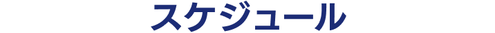スケジュール